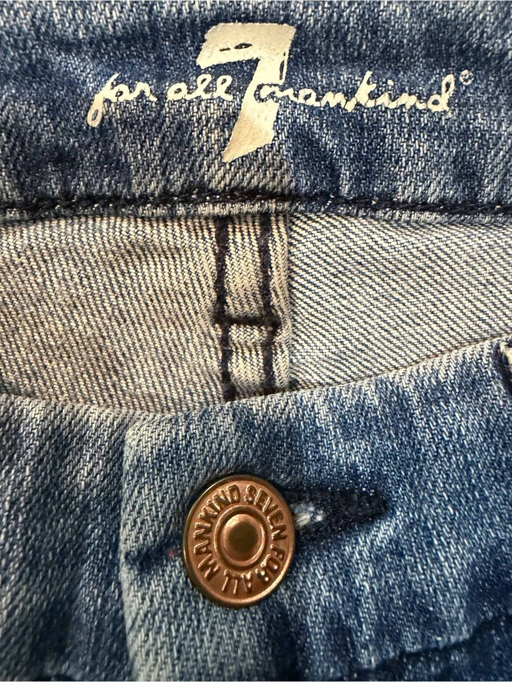 7FAMK Dark Wash A-Pocket Jeans Sz 28 - Picture 16 of 16